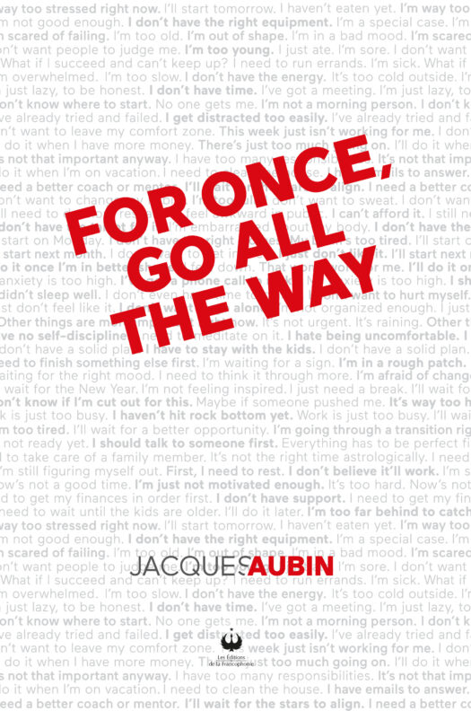 For once, go all the way ! (ePUB)